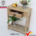 3 Gavetas Shabby Wood Console Table Branco